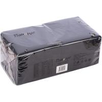 Салфетки 1-слойн.33*33см «Папирус» [400шт];черный