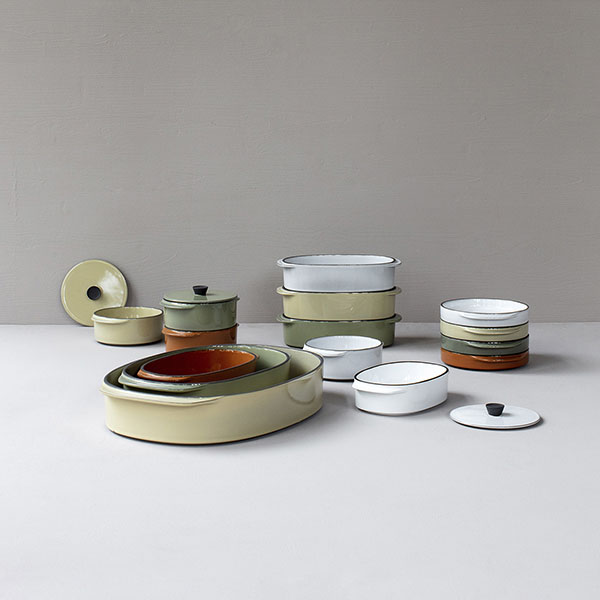 Блюдо для подачи «Карактэр» с ручками;керамика;100мл;D=14,H=3,L=16см;белый,коричнев.