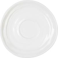 Блюдце «Милк»;фарфор;D=15/5см;белый