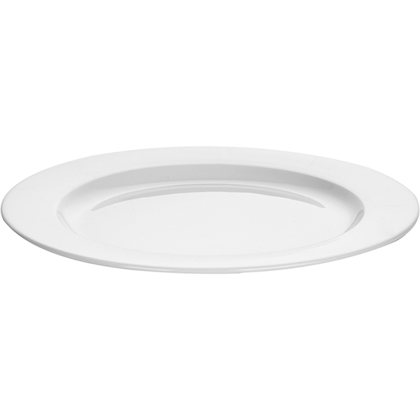 Тарелка «Монако Вайт» мелкая;фарфор;D=255,H=20мм;белый