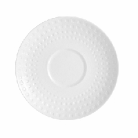 Блюдце «Сатиник»;фарфор;D=127,H=18мм;белый