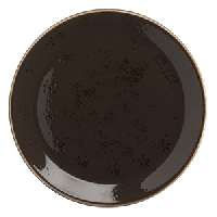 Тарелка «Крафт Грэй» мелкая;фарфор;D=23,H=2см;серый