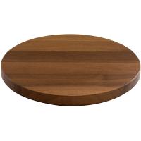 Доска для подачи;орех;D=218,H=25мм;деревян.