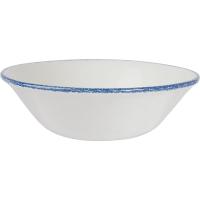 Салатник «Блю дэппл»;фарфор;430мл;D=165,H=50мм;белый,синий