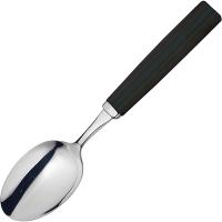 Ложка столовая;сталь нерж.,дерево;металлич.