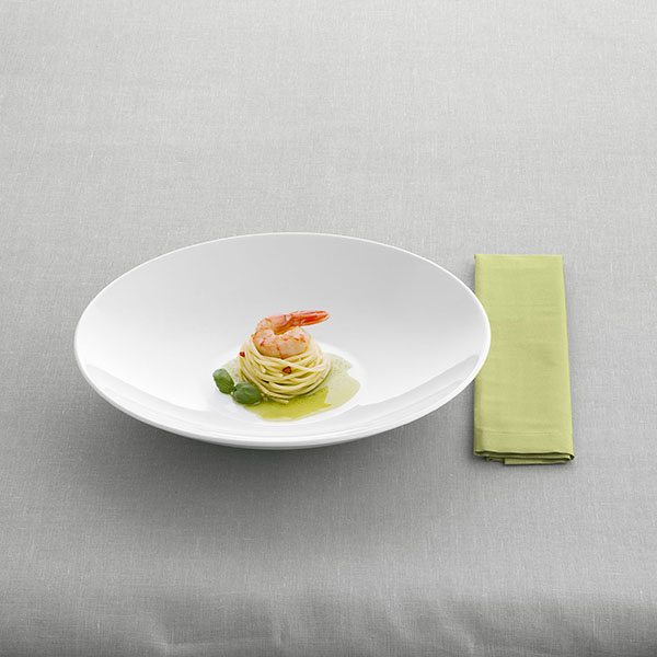 Тарелка глубокая «Опшенс»;фарфор;450мл;D=18,H=3см;белый