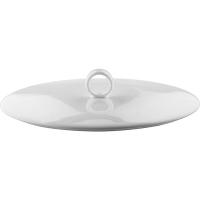 Крышка для салатника «Пьюрити» овальная;эко-кост. фарф.;,L=16см;белый