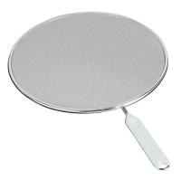 Защитный экран от брызг;алюмин.,пластик;D=26,L=39см;белый