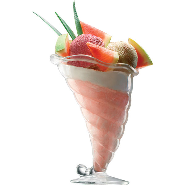 Креманка «Фортуна»;стекло;320мл;D=120/83,H=180мм;прозр.