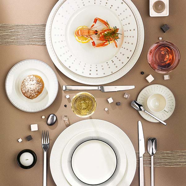 Тарелка «Сатиник»;фарфор;D=31,H=3см;белый