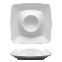 Подставка для яйца;фарфор;,H=9,L=12,B=12см;белый