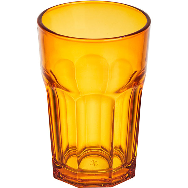 Хайбол (стакан) «Энджой»;стекло;350мл;D=83,H=122мм;оранжев.