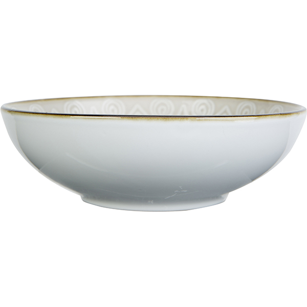 Салатник «Мурано»;керамика;D=185,H=57мм;бежев.