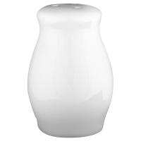 Перечница «Белая» Классик;фарфор;50мл;D=47,H=70мм;белый