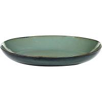 Блюдо глубокое;керамика;D=355,H=80мм;серый,синий