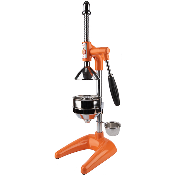 Пресс для цитрусовых и граната;сталь нерж.;D=11,H=49,L=24,B=19см;оранжев.