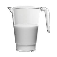 Кувшин мерный;поликарбонат;1л;D=13,H=18см;прозр.