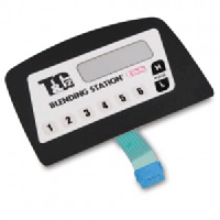 Панель управления для блендера «T&G2»;,H=5,L=28,B=24см;черный,свет.-сер.