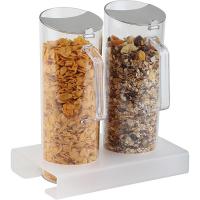 Станция д/хлопьев 2 колбы;акрил,полипроп.;1,5л;,H=29,L=26,B=16,5см