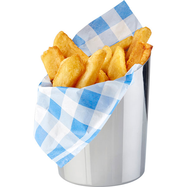 Емкость для закусок косой срез;сталь нерж.;450мл;D=95мм