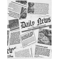 Бумага д/конусов и сэндвичей[4000шт];,L=33,B=25см;черный,белый