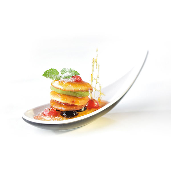 Ложка для комплимента;пластик;,H=45,L=145,B=45мм;черный,белый