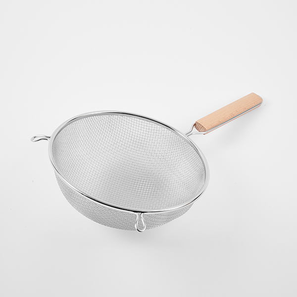 Сито с ручкой;сталь нерж.,дерево;D=240,L=440,B=95мм