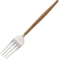 Вилка столовая «Концепт №7»;сталь нерж.;,L=21см;золотой,металлич.