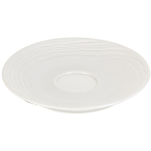 Блюдце «Арборесценс» для стакана 80 мл;фарфор;D=14см;слон.кость