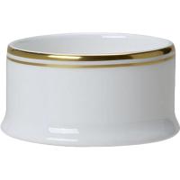 Соусник «Беништ Голд»;кост.фарф.;50мл;D=65,H=33мм;белый,золотой