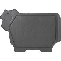 Блюдо для подачи «Корова»;фарфор;,H=17,L=380,B=272мм;черный