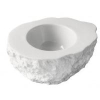 Салатник для комплимента «Рока» матовый;фарфор;35мл;,H=6,L=10,B=8см;белый