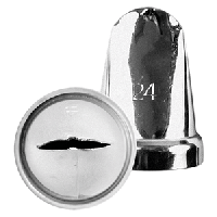 Насадка кондитерская «Лента»;сталь нерж.;D=22/15,H=40мм;металлич.