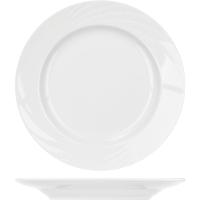 Тарелка «Голубка» мелкая;фарфор;D=24см;белый