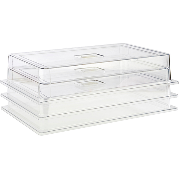 Крышка для подноса;пластик;,H=95,L=530,B=325мм;прозр.