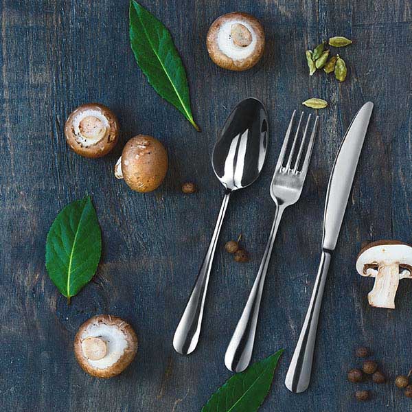 Нож столовый «Аркада»;сталь нерж.;,L=235/123,B=4мм;металлич.