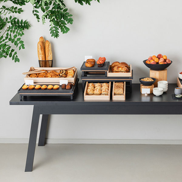 Набор подставок фуршетных «Инспайред»[3шт];ясень;св. дерево