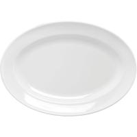 Блюдо «Симплисити» овальное;фарфор;,L=32,B=22,3см;белый