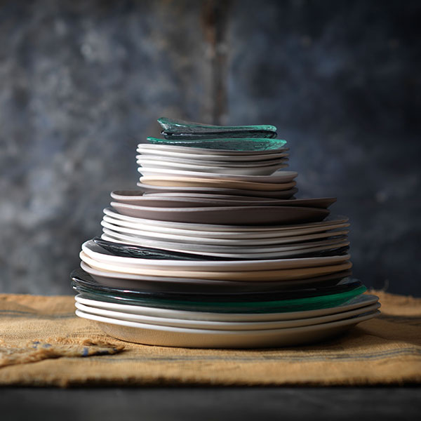 Тарелка «Скейп Грей»;фарфор;D=20см;серый