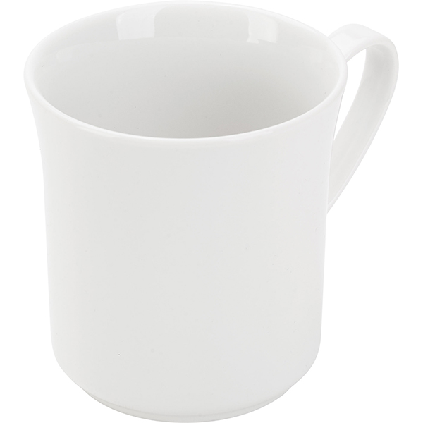 Кружка «Лунная»;фарфор;340мл;D=88,H=93,L=120мм;белый