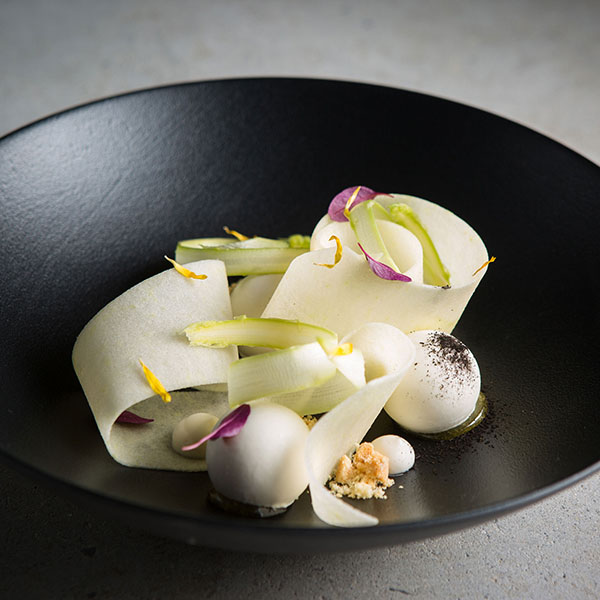 Салатник «Экинокс»;керамика;1л;D=240,H=55мм;черный