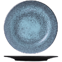 Тарелка «Млечный путь бирюза»;фарфор;D=20см;бирюз.,черный