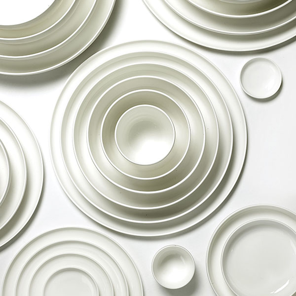 Блюдце «Бэйс» для масла;фарфор;D=6см;белый,матовый