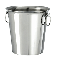 Ведро для шампанского;металл;4л;D=24,H=22см;металлич.