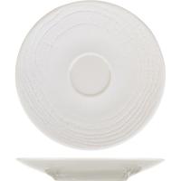 Блюдце «Арборесценс» для стакана 80 мл;фарфор;D=14см;слон.кость