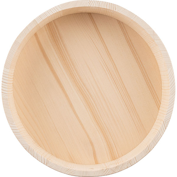 Кадка д/риса;бамбук,пластик;D=270,H=75мм;бежев.