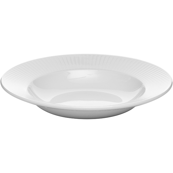 Тарелка глубокая «Виллоу»;фарфор;340мл;D=24,H=4см;белый