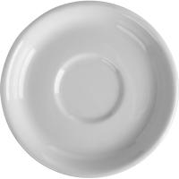 Блюдце «Америка»;фарфор;D=145,H=20мм;белый