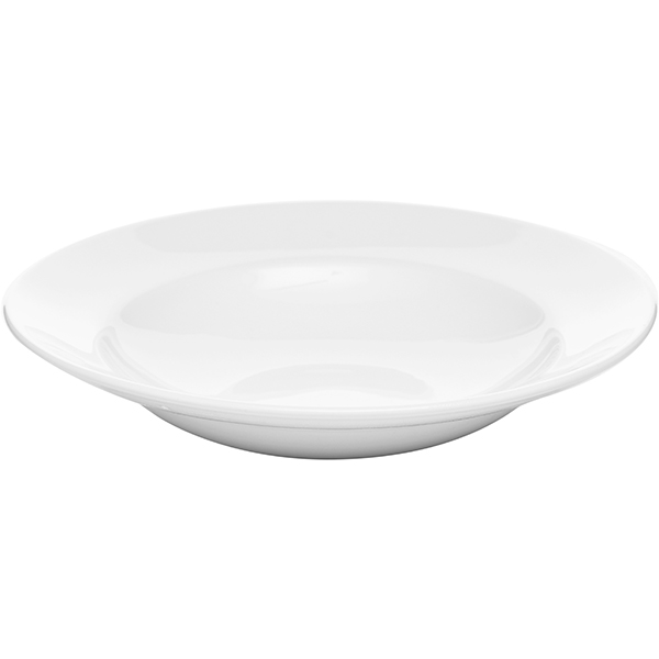 Тарелка для пасты «Монако Вайт»;фарфор;360мл;D=240,H=43мм;белый