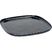 Блюдо квадратное;керамика;,H=15,L=254,B=254мм;синий